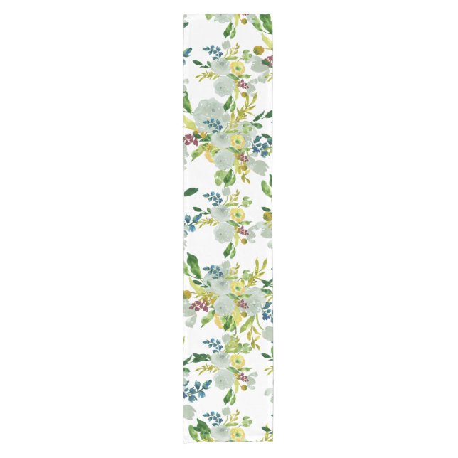 PixDezines floral/wasserfarbe/ranunculus Kurzer Tischläufer (Vorderseite)