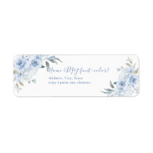 PixDezines Floral Watercolor, Dusty Blue Rose