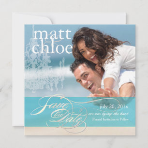 PixDezines-Foto Retten Datum, DIY-Farbe Save The Date