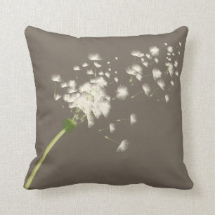 PixDezines funky dandelions/dreifacher Hintergrund Kissen