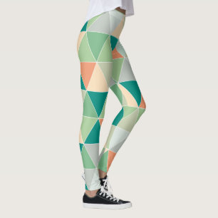 PixDezines Geometrische/Dreiecke/Neonfarben Leggings