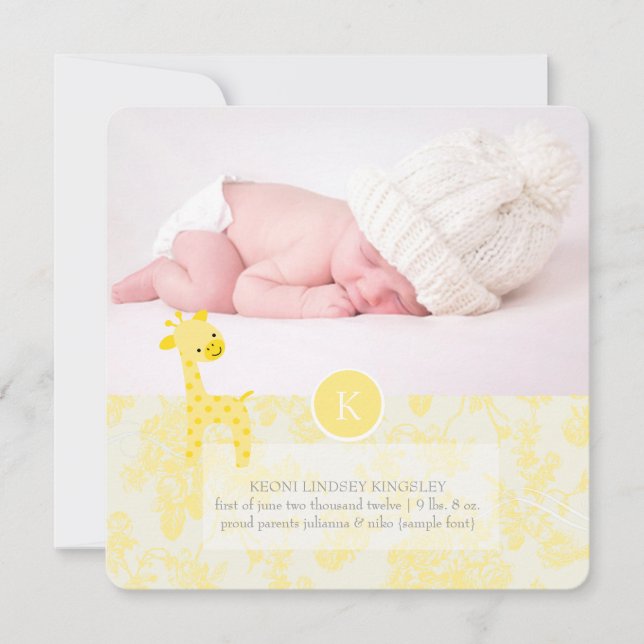 PixDezines giraffe+toile Ankündigung (Vorderseite)