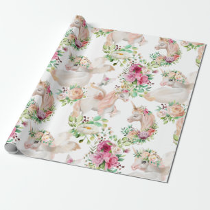 PixDezines glauben an Unicorns   DIY-Hintergrund Geschenkpapier