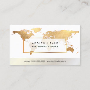 PixDezines - Global/Imitats Goldwortkarte Visitenkarte