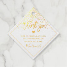 PixDezines Goldfolie Konfetti Spaß Schrift Danke
