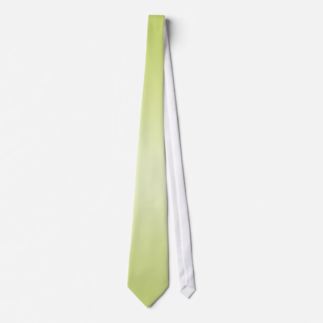 PixDezines Gradient Honigmelone Krawatte (Vorderseite)