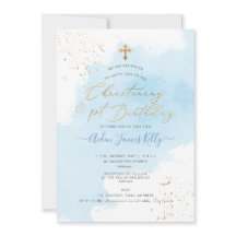 PixDezines H2 Blue Christening+1. Geburtstag