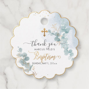 PixDezines H2 Blue Gum Eukalyptus Taufe Geschenkanhänger