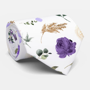 PixDezines H2 Blumen Lila-Schattierungen Thema Krawatte
