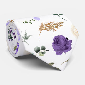PixDezines H2 Blumen Lila-Schattierungen Thema Krawatte