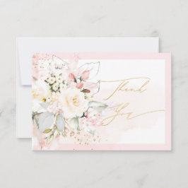 PixDezines H2 Blush Cream Rose Vielen Dank Dankeskarte