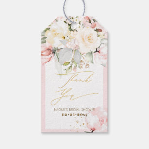 PixDezines H2 Blush Cream Rose Vielen Dank Geschenkanhänger