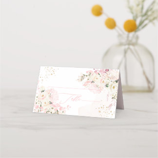 PixDezines H2 Blush Hortensien Creme Rosen Platzkarte