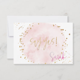 PixDezines H2 Blush Pink Cotton Candy Mitzvah RSVP Einladung