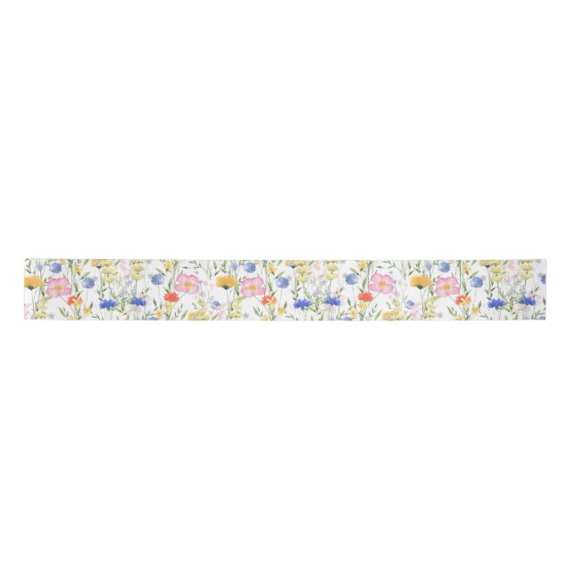 PixDezines H2 Delikate Wilde Blume Satinband (Vorderseite)