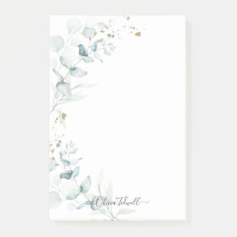 PixDezines H2 Rustic Eucalyptus Postit Notes Post-it Klebezettel