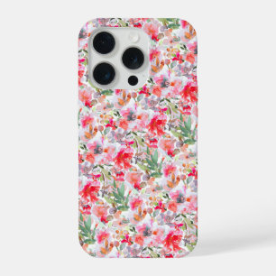 PixDezines H2 Sommerblumen Helle Farben iPhone 15 Pro Hülle