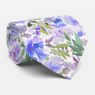 PixDezines H2 Sommerblumen Helle Farben Krawatte