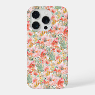 PixDezines H2 Sommerblumen Helle Farbtöne iPhone 15 Pro Hülle