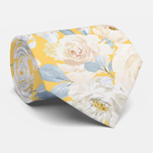 PixDezines H2 Staubblaue Rosen Krawatte
