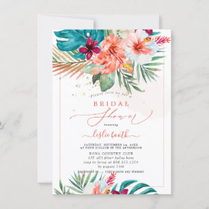 PixDezines H2 Tropical Paradise Brautparty Invi Einladung