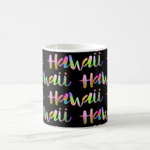 PixDezines Hawaii Lava Rainbow DIY Background Kaffeetasse
