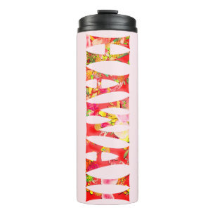 PixDezines HAWAII TIKI/DIY Hintergrund Thermosbecher