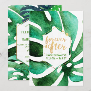 PixDezines Hawaiian Monstera/DIY Hintergrundfarbe Einladung