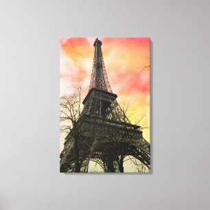 PixDezines Herbst Paris, Eiffelturm Leinwanddruck