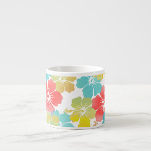 PixDezines hibiscus/DIY Hintergrundfarbe Espressotasse