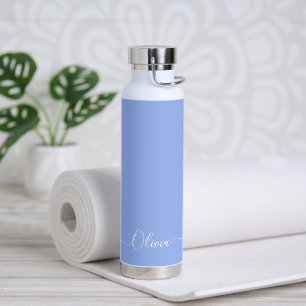 PixDezines Himmelblau DIY Farbe Trinkflasche