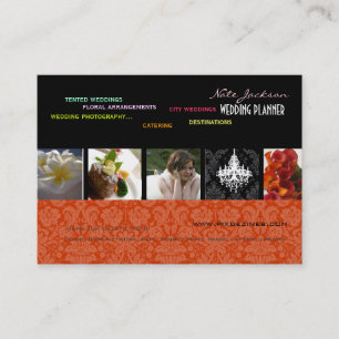 PixDezines Hochzeitsplaner/diy Farben+Schriftarten Visitenkarte