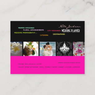 PixDezines Hochzeitsplaner/diy Farben+Schriftarten Visitenkarte