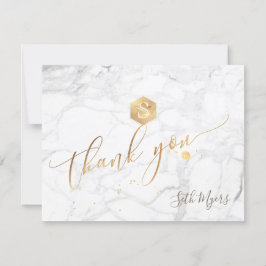 PixDezines Honeycomb Bar Mitzvah Danke ✡ RSVP Karte