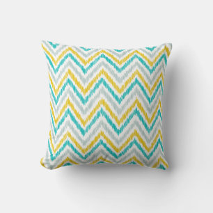 PixDezines Ikat-Chevron/Diy-Hintergrundfarbe Kissen