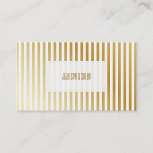 PixDezines Imitat-Goldstreifen Visitenkarte