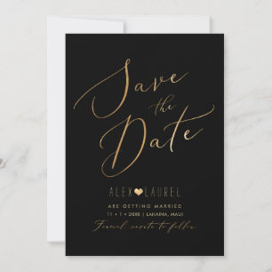 PixDezines Imitate Gold Save the Date Einladung