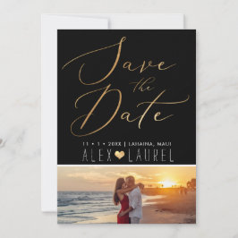 PixDezines Imitate Gold Save the Date Einladung