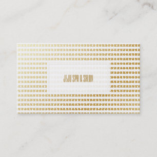 PixDezines-Imitate Goldstücke/Streifen Visitenkarte