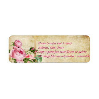 PixDezines-Imitate-Perchment +Vintage Rose