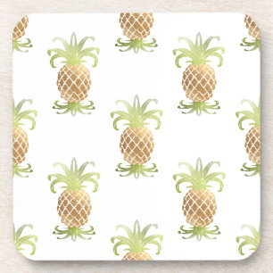 PixDezines Imitats Gold Ananas/DIY Hintergrund Untersetzer