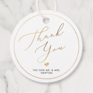 PixDezines Imitats Gold Luxe Calligraphy Vielen Da Geschenkanhänger