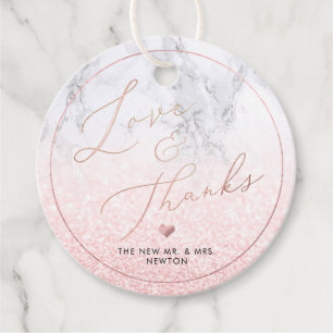 PixDezines Imitats Rose Gold Calligraphie Vielen D Geschenkanhänger