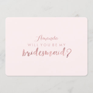 PixDezines Imitats Rose Gold werden Sie sein. Brid Einladung