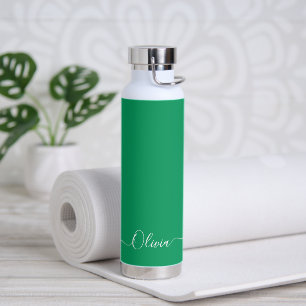 PixDezines Jade Green DIY Farbwasserflasche Trinkflasche