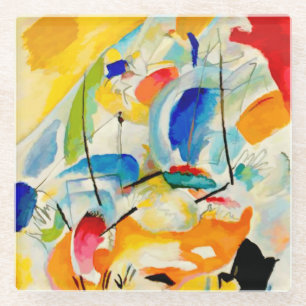 PixDezines Kandinsky 1913 Seeschlacht Improv 31 Glasuntersetzer