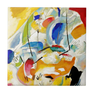 PixDezines Kandinsky 1913 Seeschlacht Improvisatio Fliese
