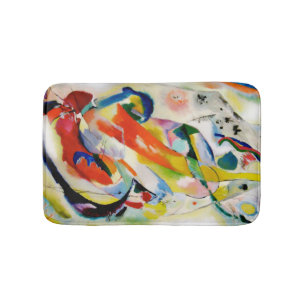 PixDezines Kandinsky 1914 abstrakte Wandpaneele Badematte