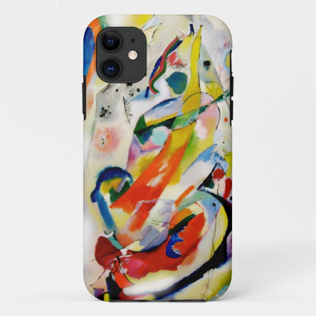 PixDezines Kandinsky 1914 abstrakte Wandverkleidun Case-Mate iPhone Hülle (Rückseite)