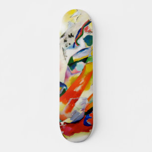PixDezines Kandinsky 1914/Abstraktes Wandpaneel Skateboard